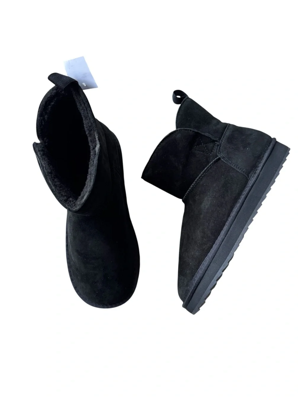 Lands End Women’s Black Suede Winter Boots